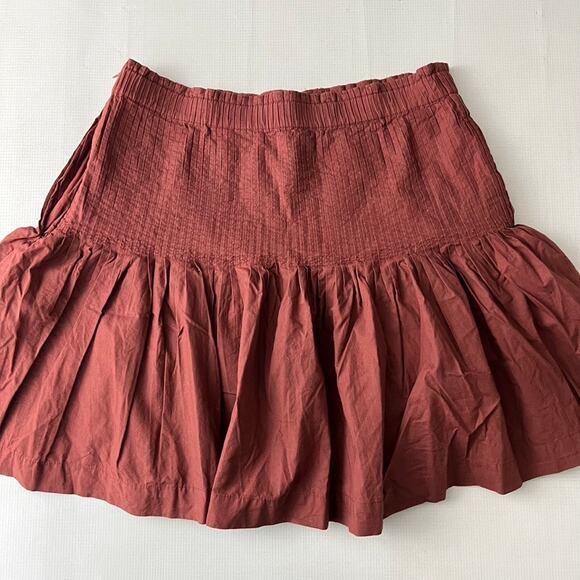 Anthropologie Eula Pintucked Mini Skirt Size Small - Picture 3 of 8